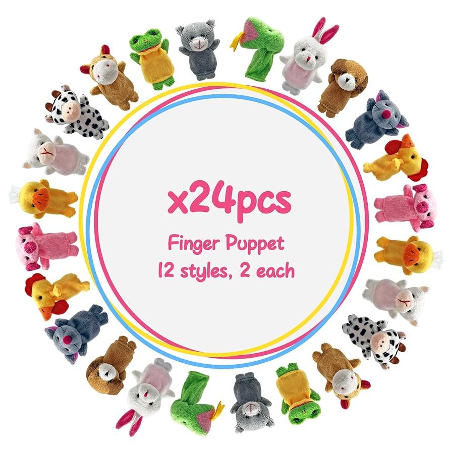 新発売☆DWE公式購入　 指パペット　全7個セット2way　指人形　ぬいぐるみ DWE パペット 7個セット 指パペット ディズニー 英語 WFC - メルカリ